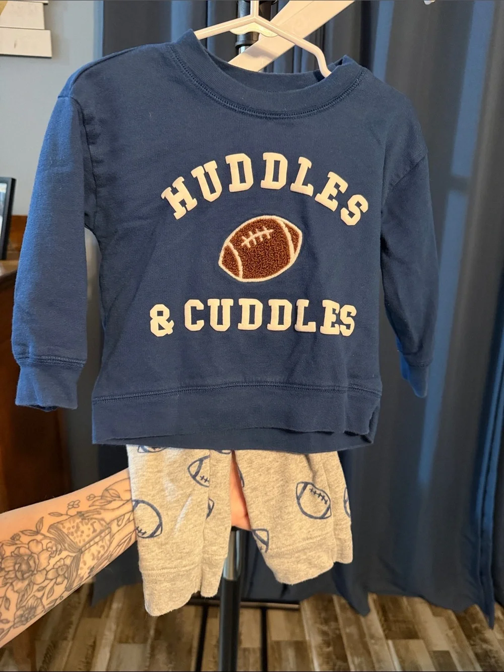 Carter's Navy Blue Toddler Top with White Lettering
